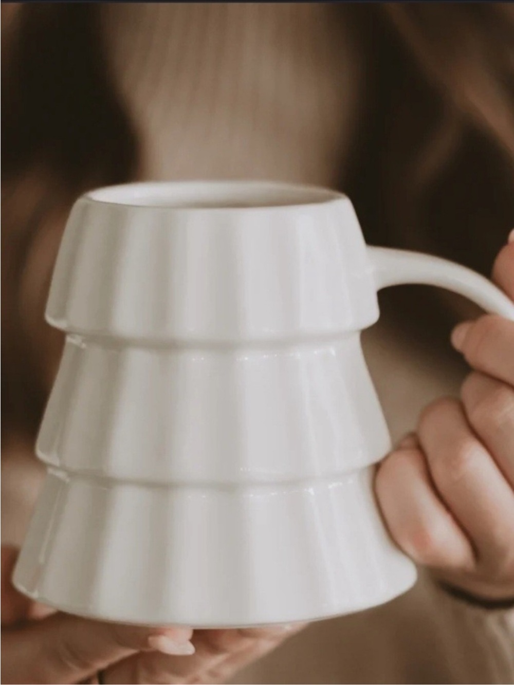 Ceramic Holiday Tree Mug
